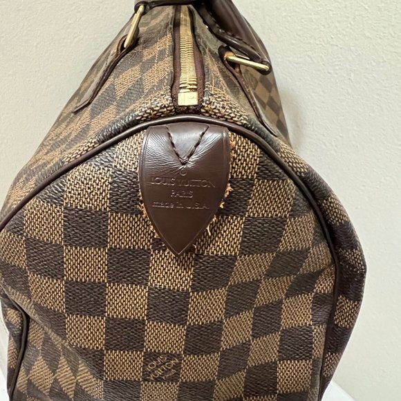 LOUIS VUITTON Damier Ebene Speedy 30